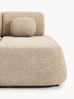 Sofá cama rinconera de borreguillo con espacio de almacenamiento Pao