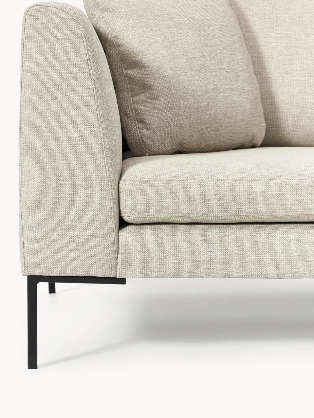 Sofá con patas de metal Emma (3 plazas)