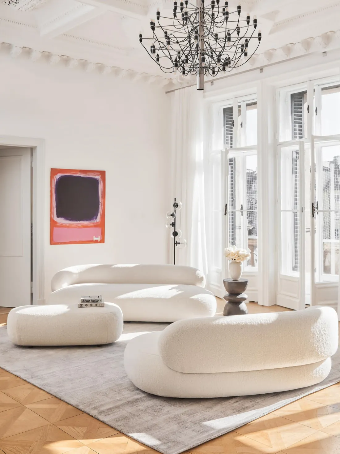 Sofá de borreguillo Alba (2 plazas)