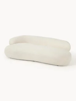 Sofá de borreguillo bouclé Alba (3 plazas)