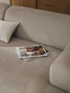 Sofá de pana Melva (3 plazas)