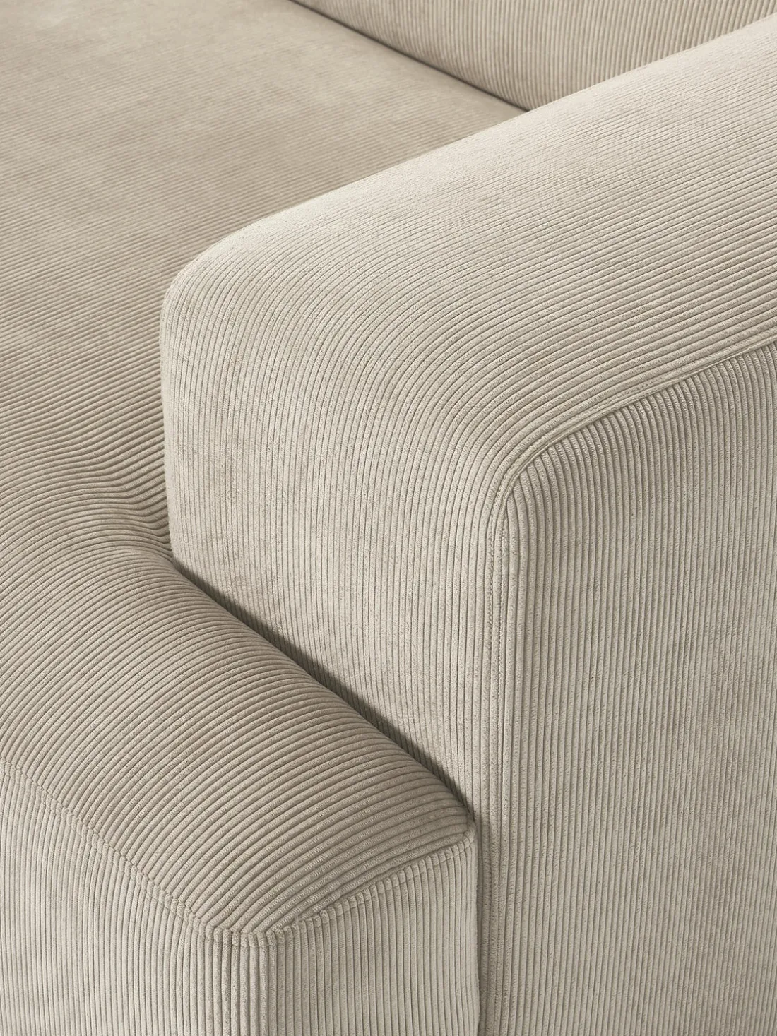 Sofá de pana Melva (2 plazas)