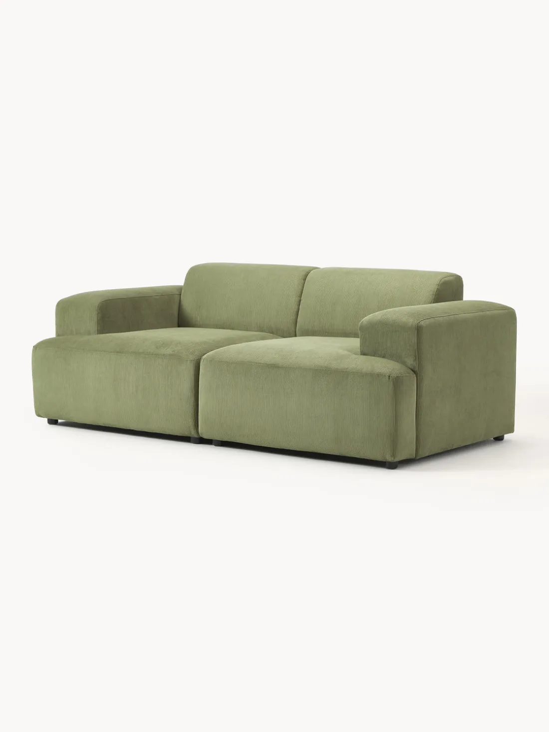 Sofá de pana Melva (2 plazas)