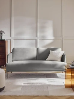 Sofá de terciopelo Fluente (2 plazas)