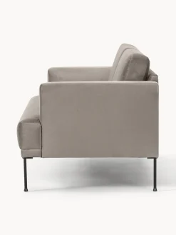 Sofá de terciopelo Fluente (2 plazas)