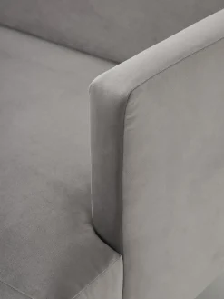 Sofá de terciopelo Fluente (3 plazas)