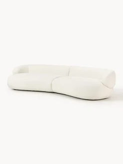 Sofá en tejido bouclé Alba (4 plazas)