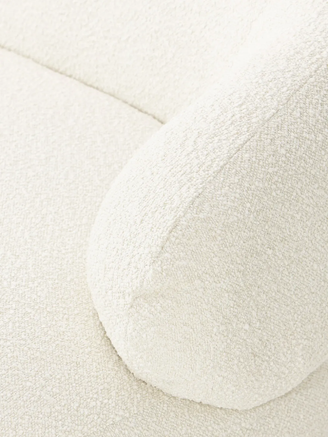 Sofá en tejido bouclé Alba (4 plazas)