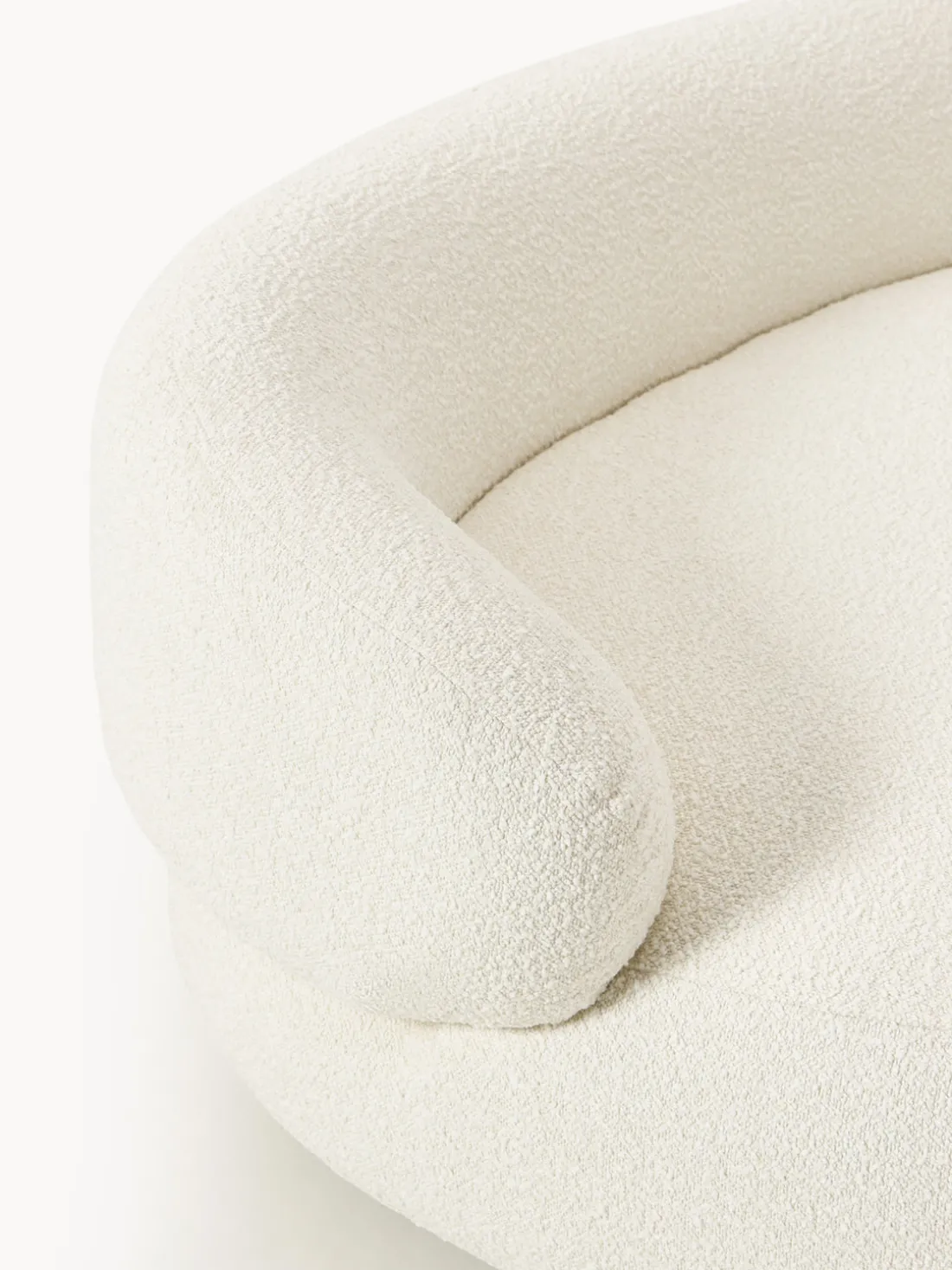 Sofá en tejido bouclé Alba (3 plazas)