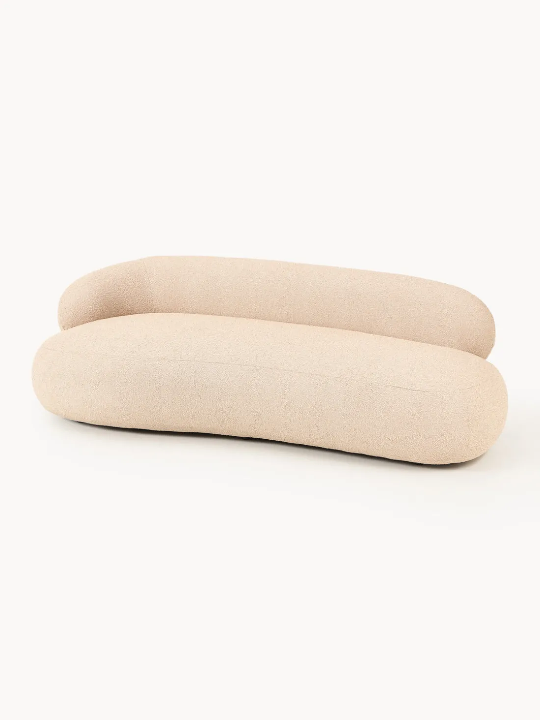 Sofá en tejido bouclé Alba (3 plazas)