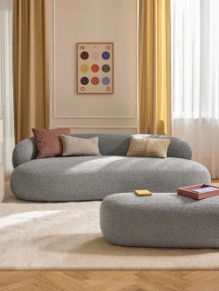 Sofá en tejido bouclé Alba (3 plazas)