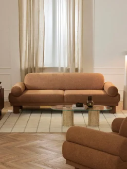 Sofá en tejido bouclé Lilo (3 plazas)