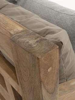 Sofá grande para exterior de madera Bali (4 plazas)