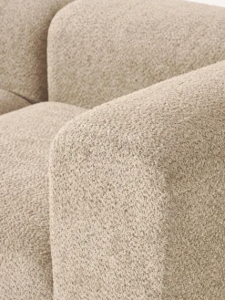 Sofá modular de borreguillo bouclé Natalie (3 plazas)