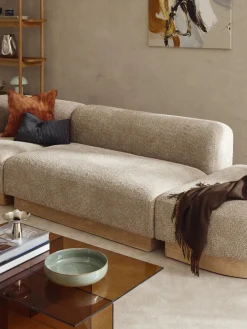 Sofá modular de borreguillo bouclé Natalie (2 plazas)