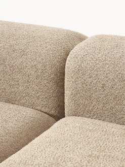 Sofá modular de borreguillo bouclé Natalie (3 plazas)