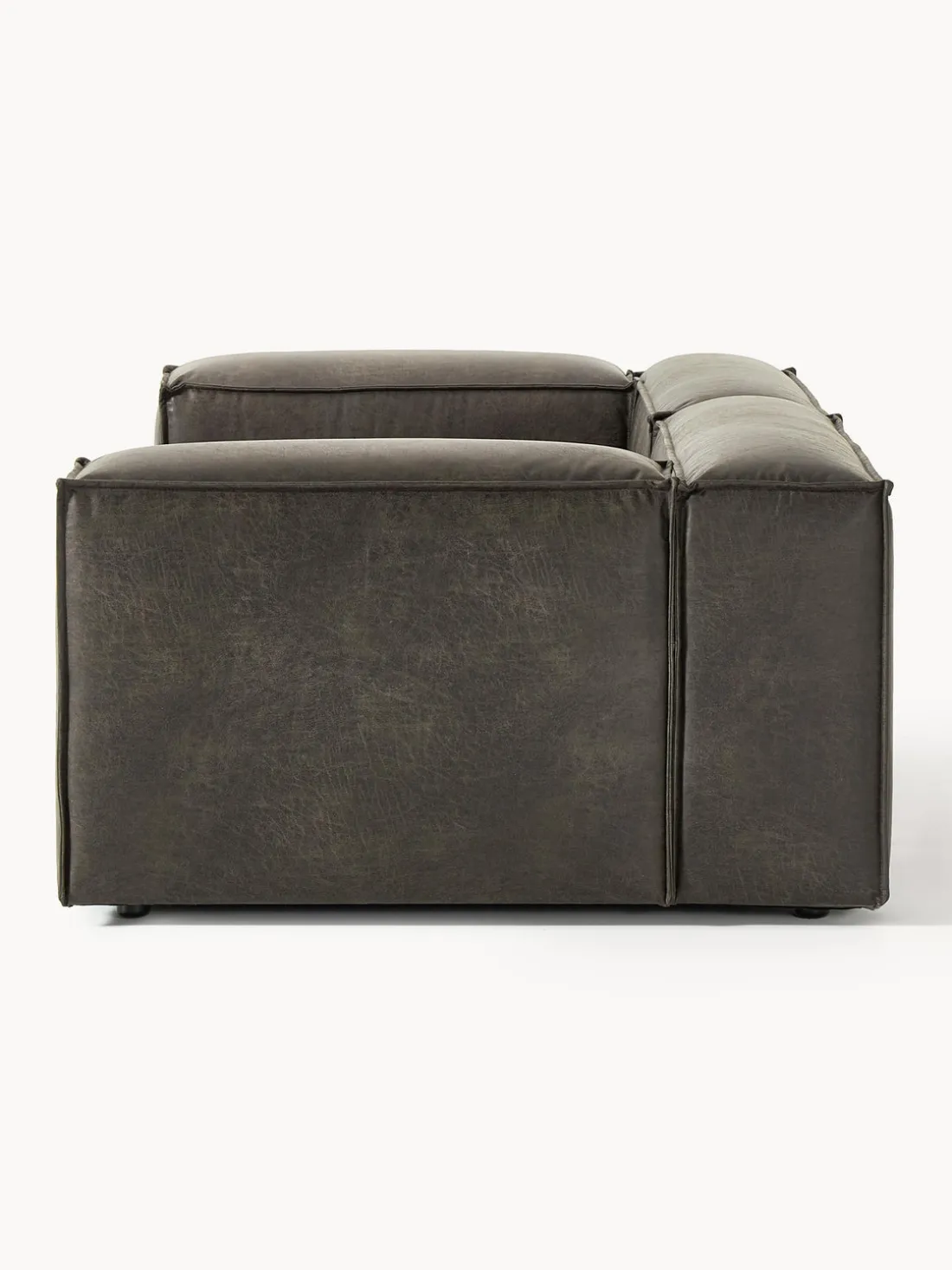 Sofá modular de cuero reciclado Lennon (3 plazas)