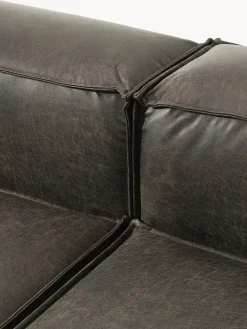 Sofá modular de cuero reciclado Lennon (3 plazas)