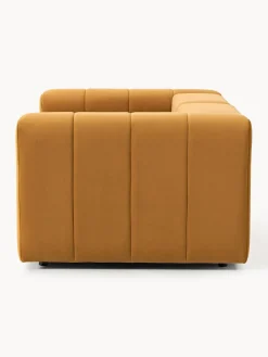 Sofá modular de terciopelo Lena (3 plazas)