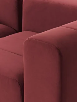 Sofá modular de terciopelo Lena (3 plazas)