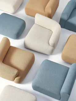 Sofá modular en tejido bouclé Sofia (3 plazas)