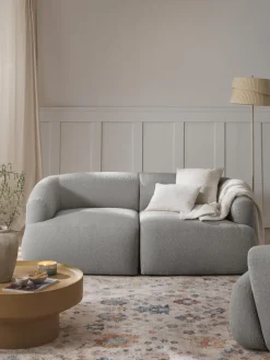 Sofá modular en tejido bouclé Sofia (2 plazas)