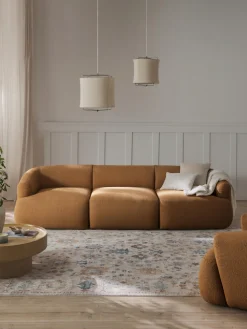 Sofá modular en tejido bouclé Sofia (3 plazas)