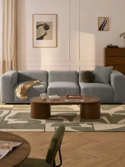 Sofá modular en tejido bouclé Lena (4 plazas)