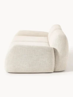 Sofá modular en tejido bouclé Wolke (3 plazas)