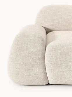 Sofá modular en tejido bouclé Wolke (3 plazas)