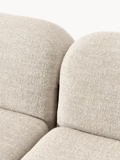 Sofá modular en tejido bouclé Wolke (3 plazas)