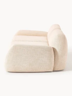 Sofá modular en tejido bouclé Wolke (3 plazas)