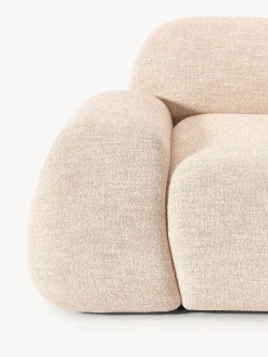 Sofá modular en tejido bouclé Wolke (3 plazas)