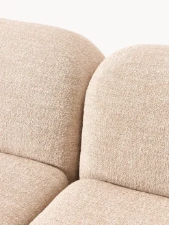 Sofá modular en tejido bouclé Wolke (3 plazas)