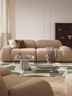 Sofá modular en tejido bouclé Wolke (3 plazas)