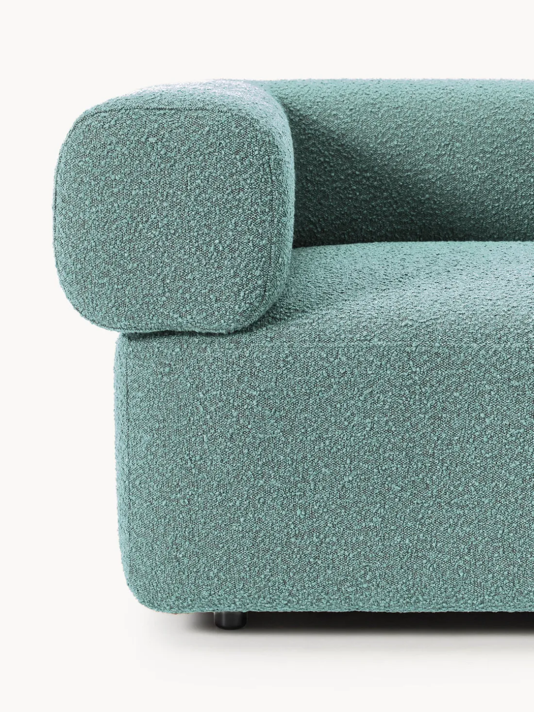 Sofá modular en tejido bouclé Anton (4 plazas)