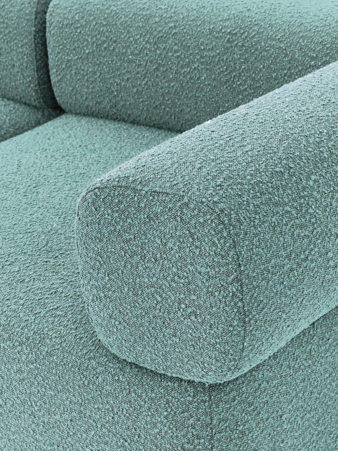 Sofá modular en tejido bouclé Anton (4 plazas)