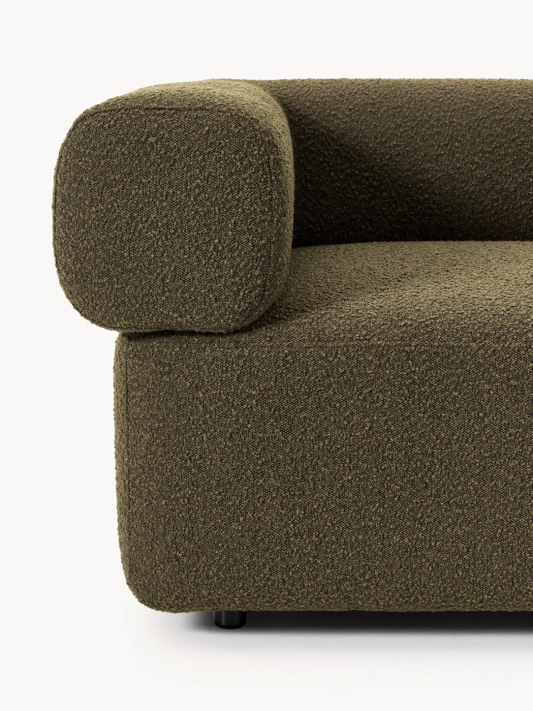 Sofá modular en tejido bouclé Anton (4 plazas)