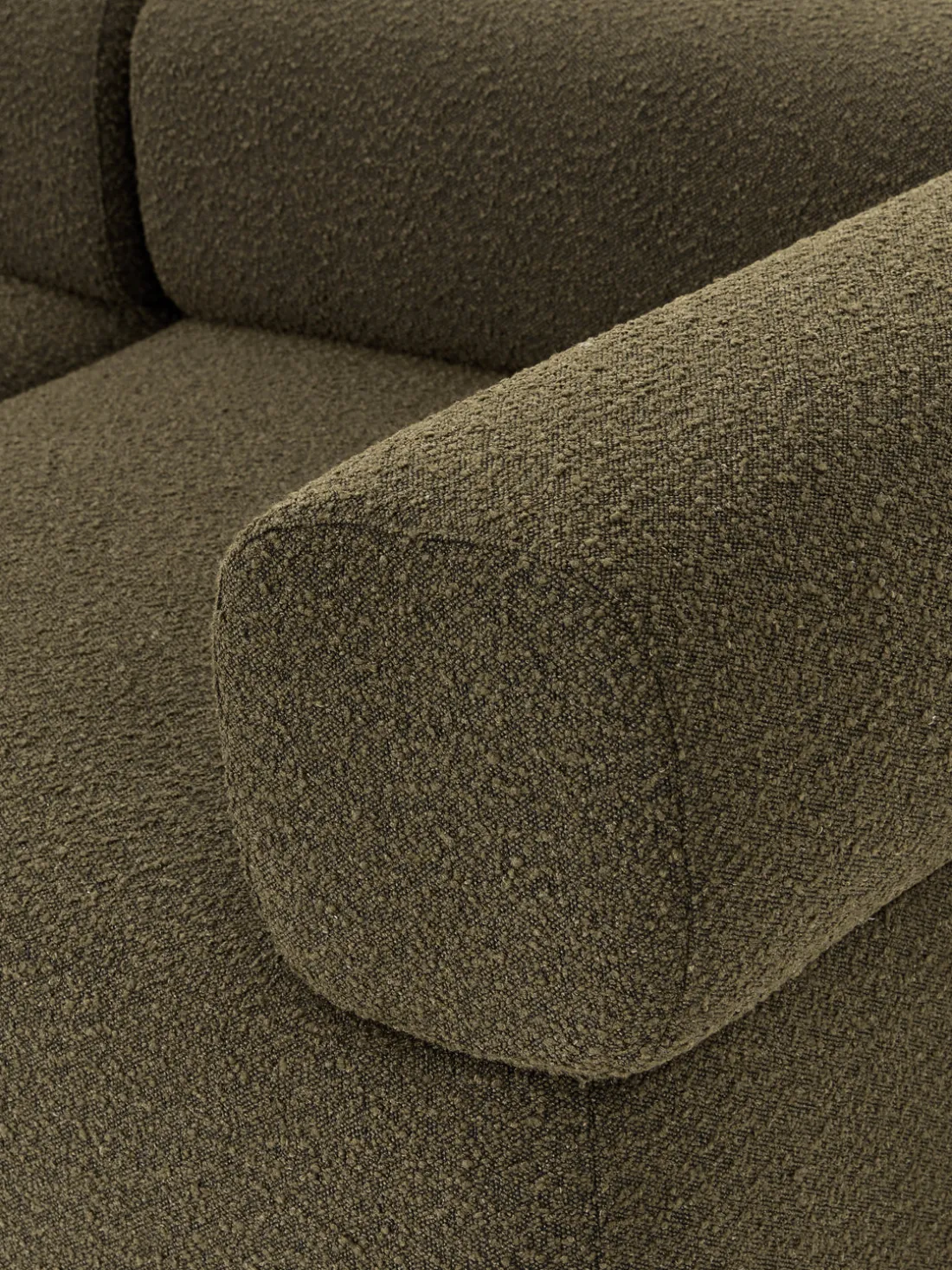 Sofá modular en tejido bouclé Anton (4 plazas)