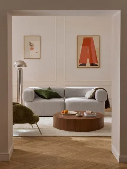 Sofá modular en tejido bouclé Anton (3 plazas)