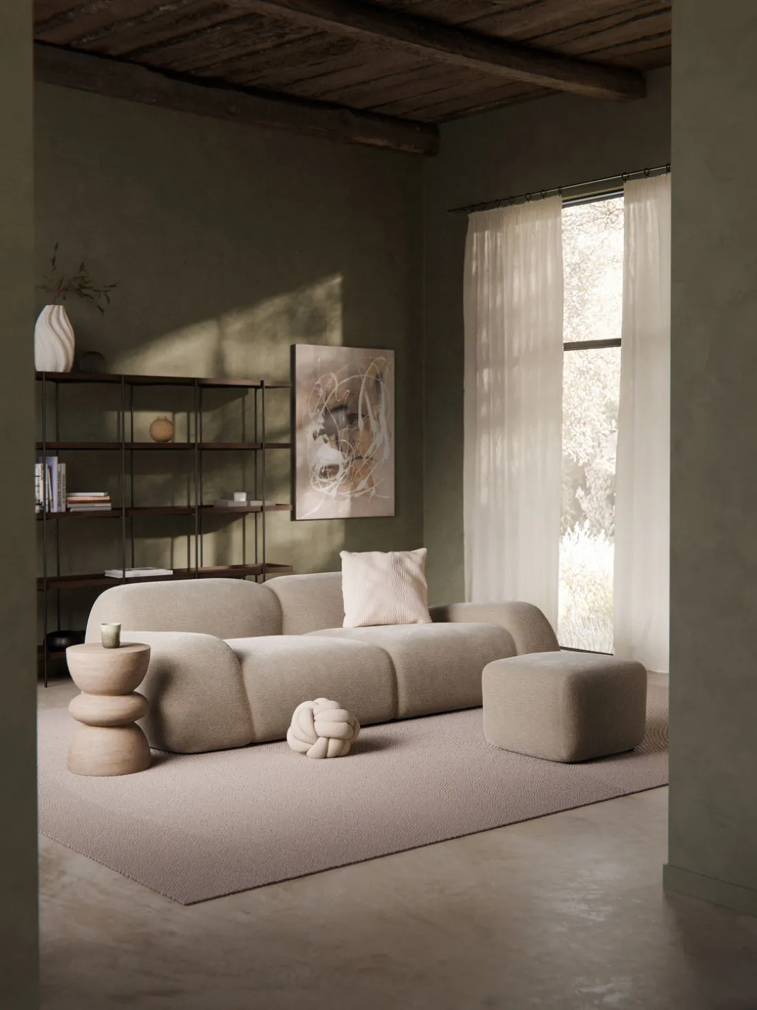 Sofá modular Wolke (3 plazas)