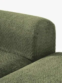 Sofá rinconera de borreguillo bouclé Natalie