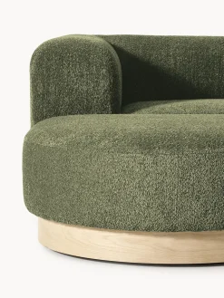 Sofá rinconera de borreguillo bouclé Natalie