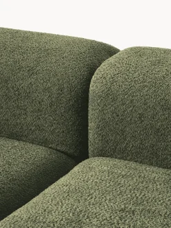 Sofá rinconera de borreguillo bouclé Natalie