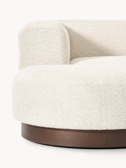 Sofá rinconera de borreguillo bouclé Natalie