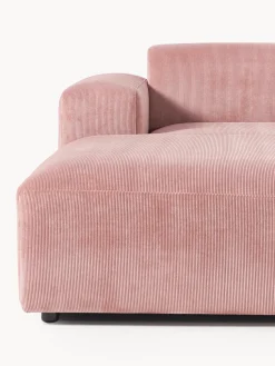 Sofá rinconera de pana Melva (4 plazas)