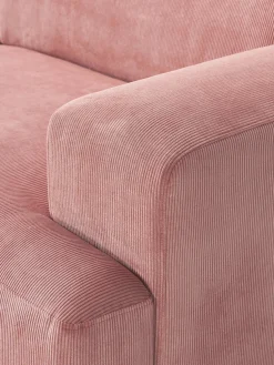 Sofá rinconera de pana Melva (4 plazas)