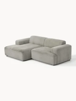 Sofá rinconera de pana Melva (3 plazas)