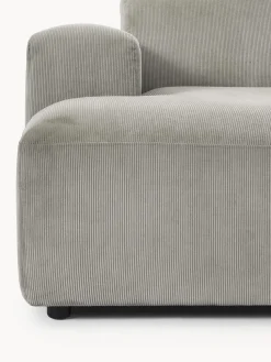 Sofá rinconera de pana Melva (3 plazas)