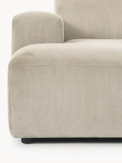 Sofá rinconera de pana Melva (3 plazas)